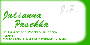 julianna paschka business card